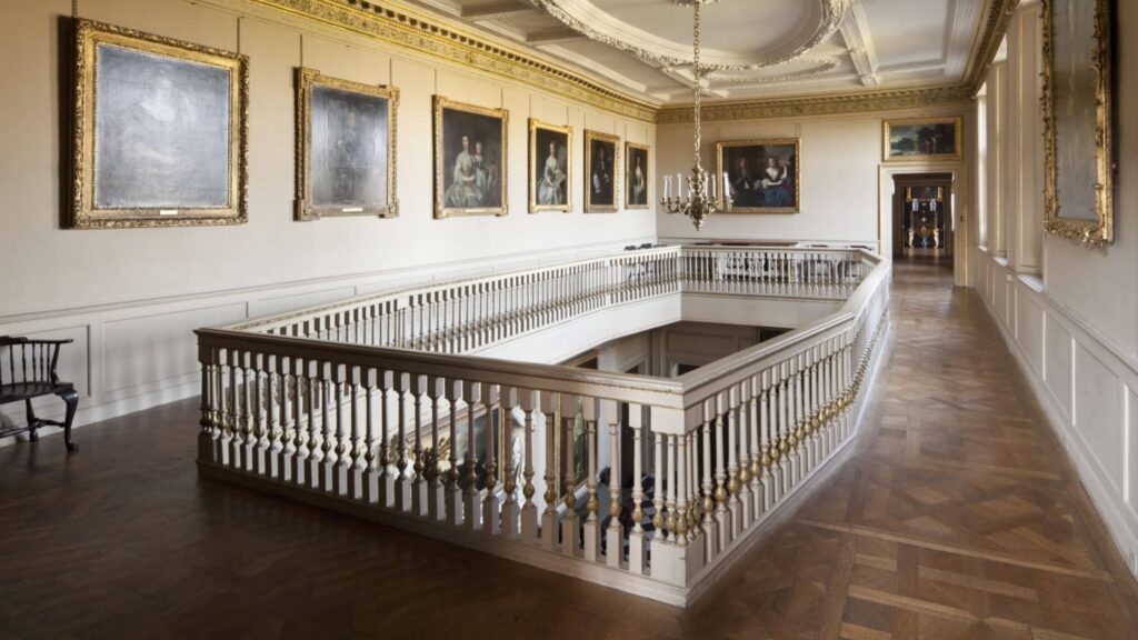 ham house gallery hallway dining room